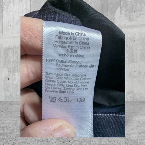 NWT Madewell The 90's Straight Jean In Midnight Foil Size 30 - Picture 9 of 9